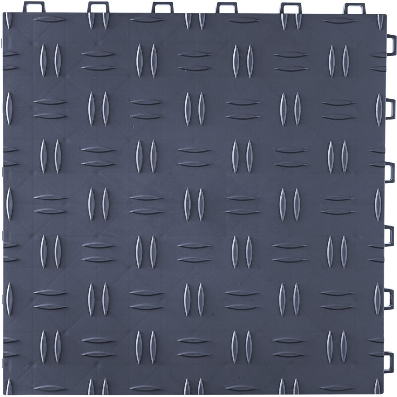 foto del prodotto mophorn accessori per pavimento garage 305 x 305 x 13,4 mm set di 25 piastre per pavimento antiscivolo su entrambi i lati pavimento per garage