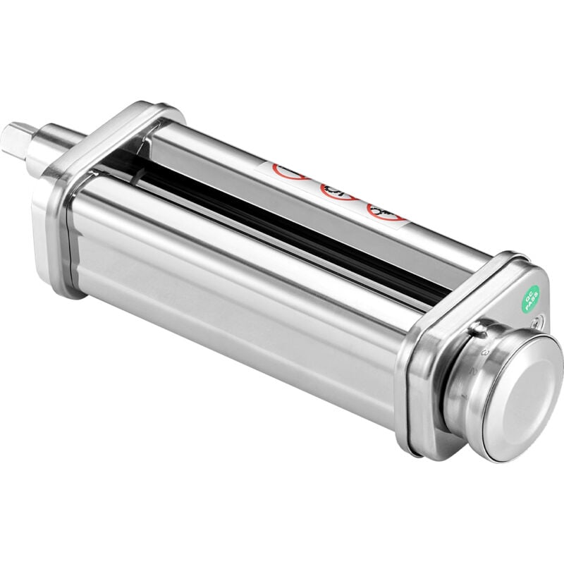foto del prodotto mophorn accessorio rullo per sfogliatrice di pasta adatto per impastatrice kitchenaid,rullo per tagliapasta in acciaio inox compatibile per robot