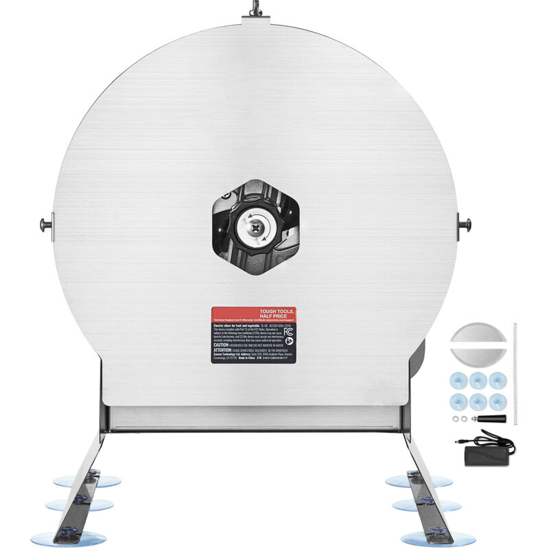 foto del prodotto mophorn affettatrice elettrica per verdure, in acciaio inox, convertibile in manuale, spessore regolabile 0 12 mm 0 0,5 pollici, ideale per frutta