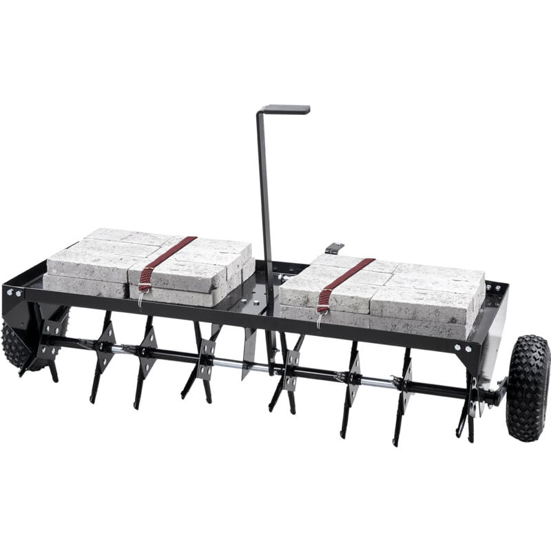 foto del prodotto mophorn arieggiatore a spina trainato 1219,2 mm con attacco universale, arieggiatore trainato con punte di ferro disposte alternativamente,