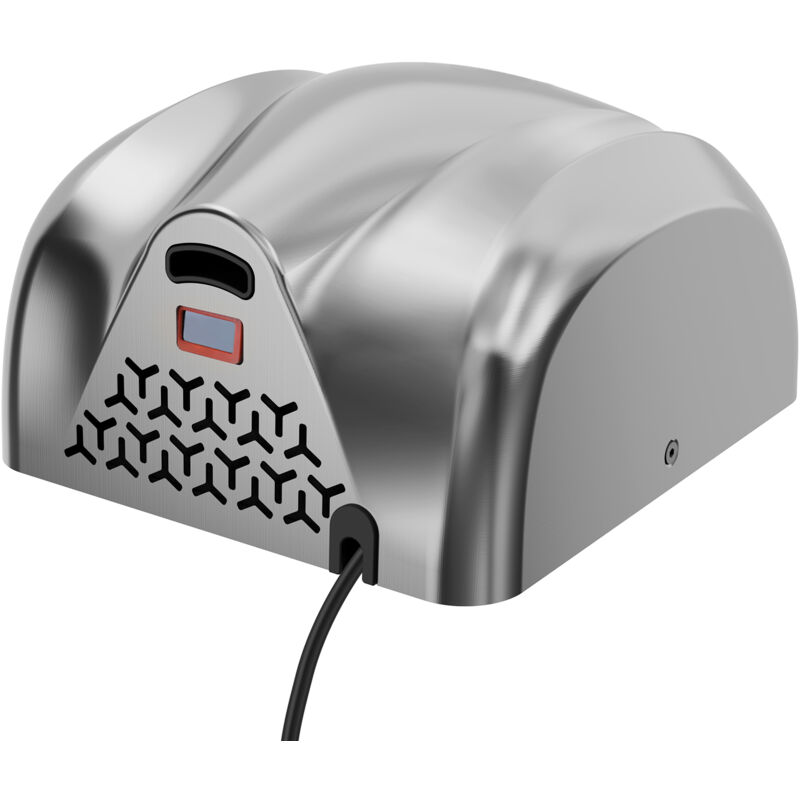 foto del prodotto mophorn asciugamani commerciale da 1800w, soffiatore automatico ad alta velocit in acciaio inox ad aria calda, 220v 240v, doppia opzione di