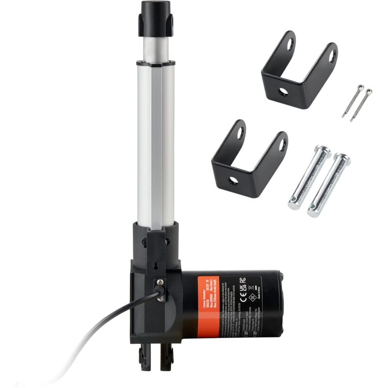 foto del prodotto mophorn attuatore lineare da 12 v,6 pollici,resistente 1320libbre 6000 n,attuatore di movimento da 0,19 s,con staffa di montaggio e protezione ip44