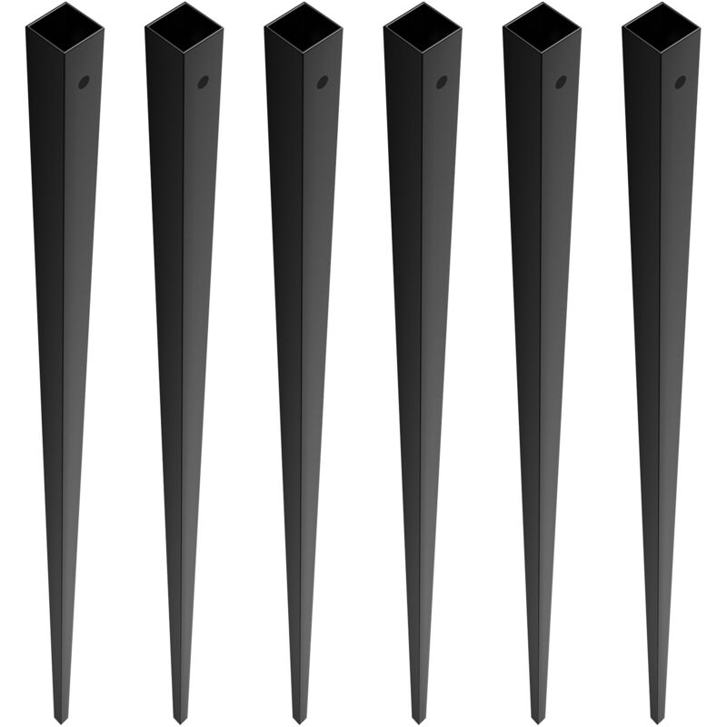 immagine 0 del prodotto mophorn balaustre in metallo per scale, 44 x 0.5 square aluminum alloy decorative balausters, 11 pack deck balaustre con viti, classic hollow