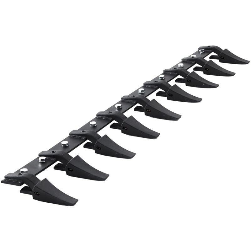 foto del prodotto mophorn barra dentata per benna da 72 , barra a 9 denti per carichi pesanti per caricatore, trattore, minipala, capacit di 4.560 lb, design