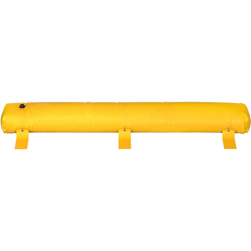 foto del prodotto mophorn barriera antiallagamento,lunghezza 12 piedixaltezza 12 pollici tubi di deviazione dell acqua in pvc,alternativa riutilizzabile ai sacchi di