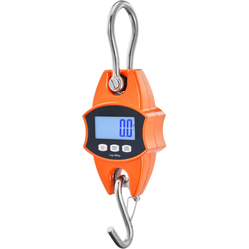 foto del prodotto mophorn bilancia digitale per gru, 880 libbre 400 kg, bilancia sospesa per impieghi gravosi, alluminio pressofuso, schermo lcd, mini gru con ganci