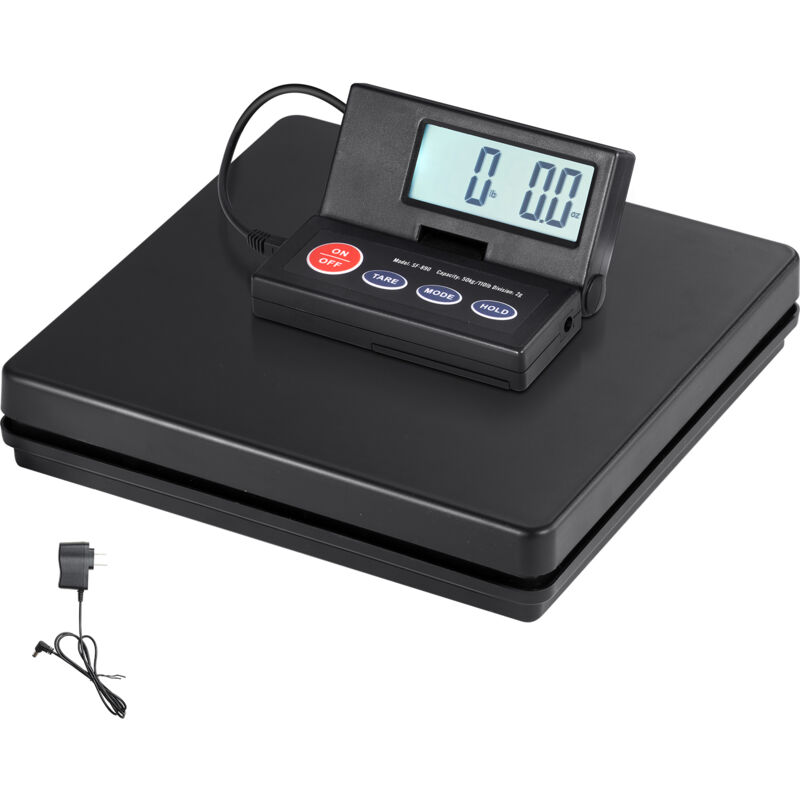 foto del prodotto mophorn bilancia digitale per spedizioni 110 libbre x 0,07 once con lcd,carrello per salire le scale tipo carrello 100 kg gomma 10 acciaio legato 