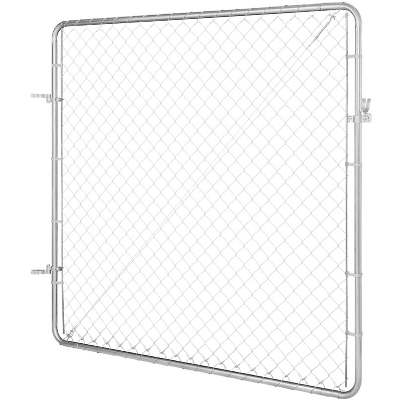 foto del prodotto mophorn cancello per recinzione a maglie di catena regolabile, 70 x 72 pollici, compatibile con aperture per recinzioni da giardino da 3 piedi