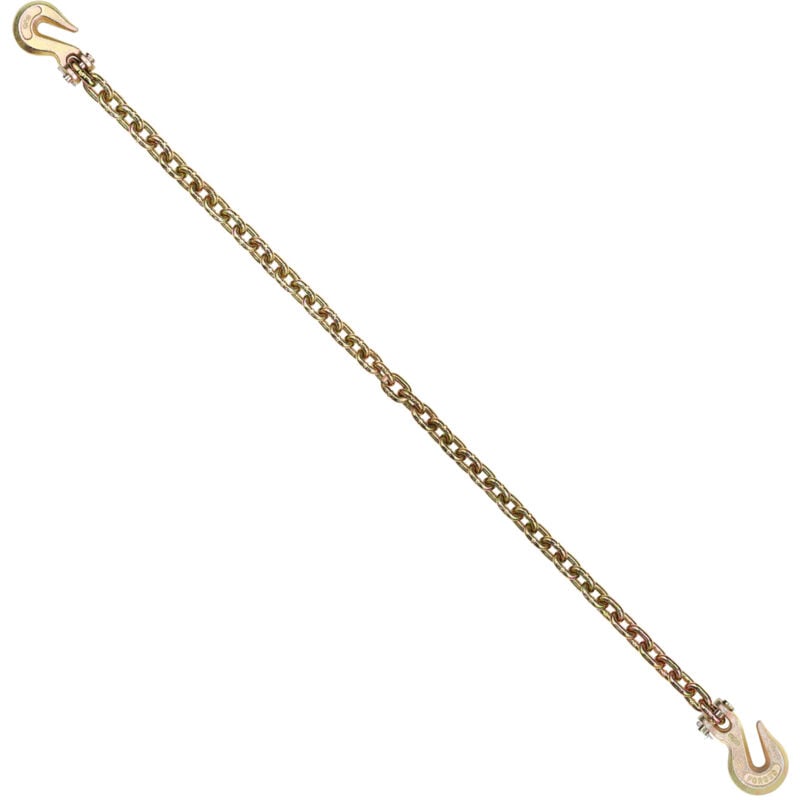 foto del prodotto mophorn catena a maglie da traino con ganci a forcella, catena da trasporto g80 10 mm x 316 cm, capacita di carico della catena per tronchi 3,22