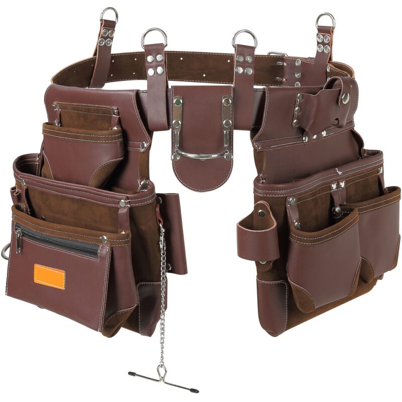 foto del prodotto mophorn cintura porta attrezzi, 22 tasche, regolabile da 29 pollici a 54 pollici, per elettricista, falegname, tuttofare, falegname, edilizia,