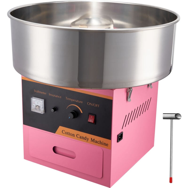 foto del prodotto mophorn commerciale zucchero filato macchina zucchero filato 1000w rosa per festa