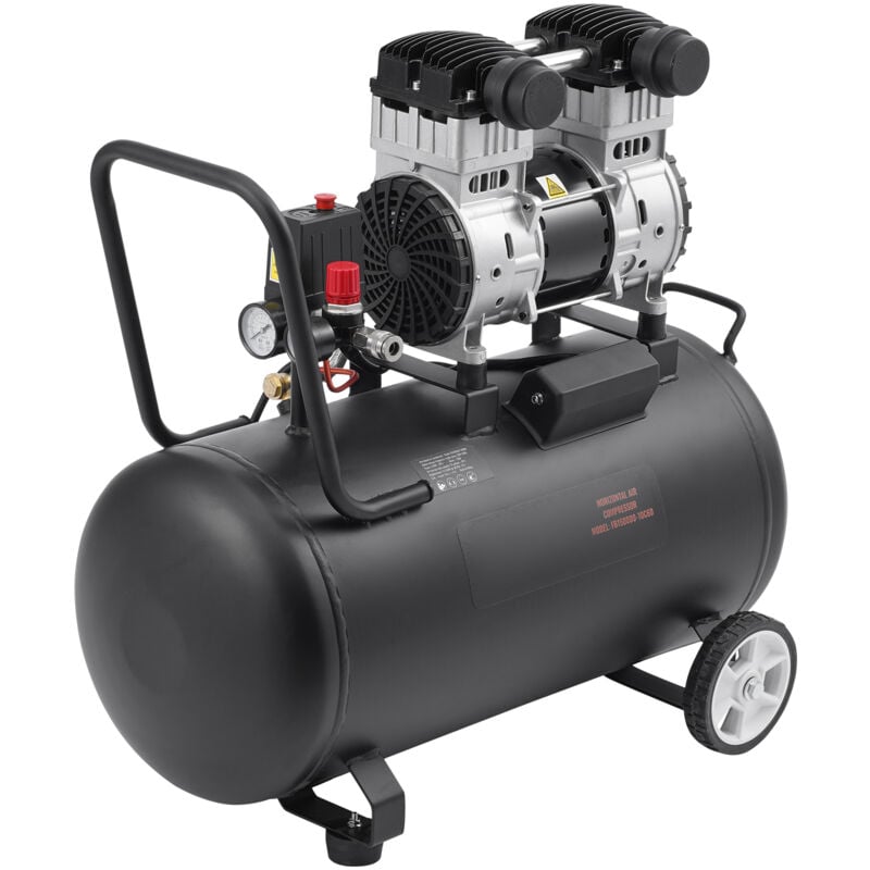 foto del prodotto mophorn compressore d aria, serbatoio in acciaio da 15 galloni, compressore d aria oil free da 2 cv, 5,3 cfm a 90 psi e pressione massima di 125