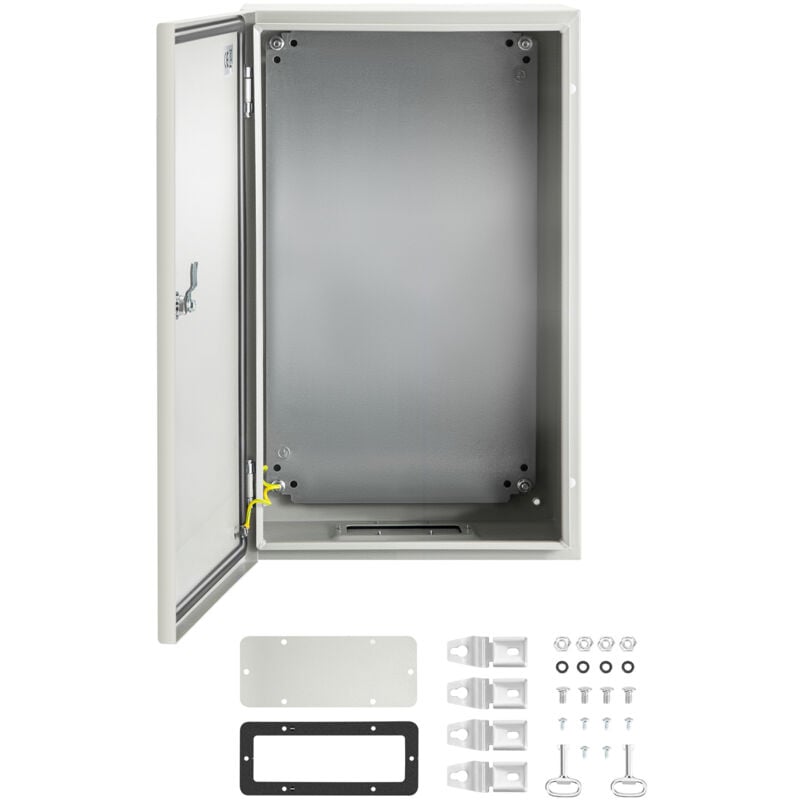 foto del prodotto mophorn contenitore in acciaio nema, scatola elettrica in acciaio nema 4x da 12 x 12 x 8 , ip66 impermeabile e antipolvere, scatola di giunzione