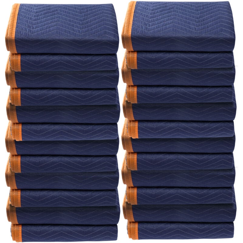 foto del prodotto mophorn coperta mobile, 80 x 72 , 65 psi, confezione da 12, coperta professionale da imballaggio in cotone non tessuto e riciclato per la