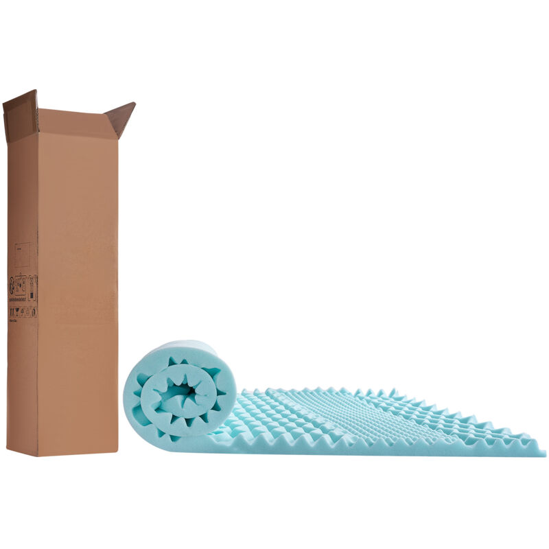 foto del prodotto mophorn coprimaterasso queen size, 50,8 mm di spessore, memory foam con gel rinfrescante per un sonno ottimale