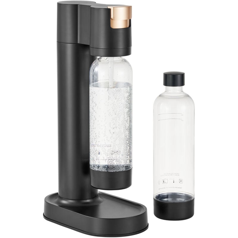 foto del prodotto mophorn creatore di acqua frizzante, carbonatore di soda per la casa, kit per acqua seltz con 2 bottiglie in pet da 1 litro senza bpa, compatibile