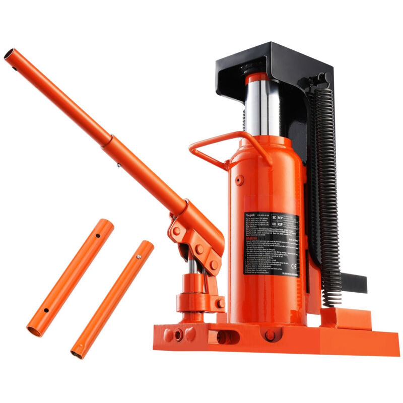 foto del prodotto mophorn cric idraulico con punta 297 x 210 x 315mm cric per martinetto idraulico, sollevatore 10 tonnellate sulla punta, 20 tonnellate con capacita