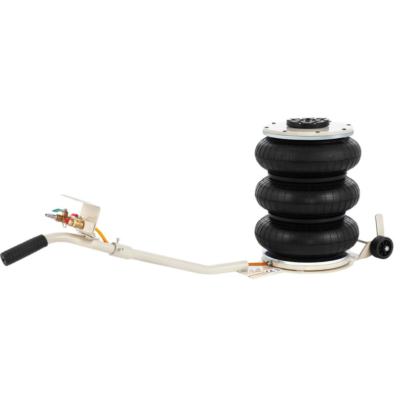 foto del prodotto mophorn cric pneumatico da 5 tonnellate 11.023 libbre , triplo sacco, sollevatore per auto gonfiabile, altezza di sollevamento da 6,5 a 16