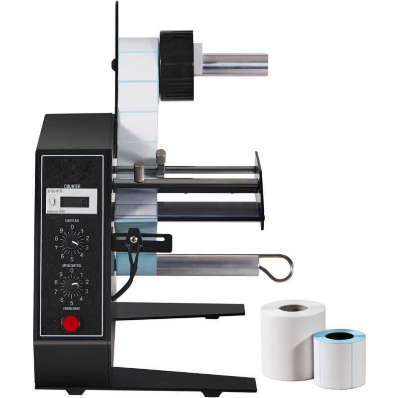 foto del prodotto mophorn dispenser automatico di etichette, larghezza 15 125 mm, lunghezza 3 150 mm, macchinetta automatico per etichette, applicatore di etichette