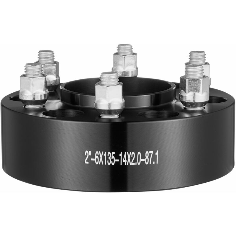 immagine 0 del prodotto mophorn distanziali per ruote 2 6 x5,3 , adattatori forgiati a forcella 6 adattatori hubcentrici, prigionieri m14 x2, foro 87,1 mm, adatti per