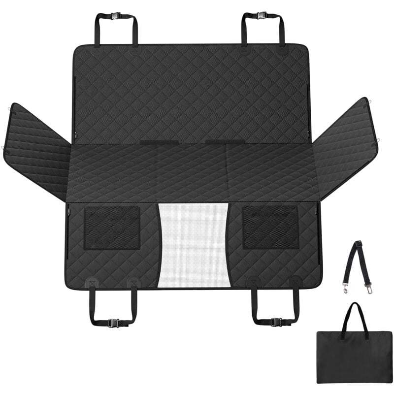 foto del prodotto mophorn estensione per sedile posteriore per cani,amaca per cani coprisedile per cani con fondo rigido sedile posteriore 1310 x 630 mm, 158,7 kg,