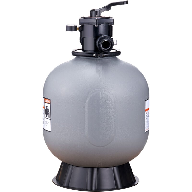 foto del prodotto mophorn filtro a sabbia, 22 pollici, portata fino a 55 gpm, sistema di filtraggio a sabbia per piscine fuori terra con valvola multiporta a 7 vie,