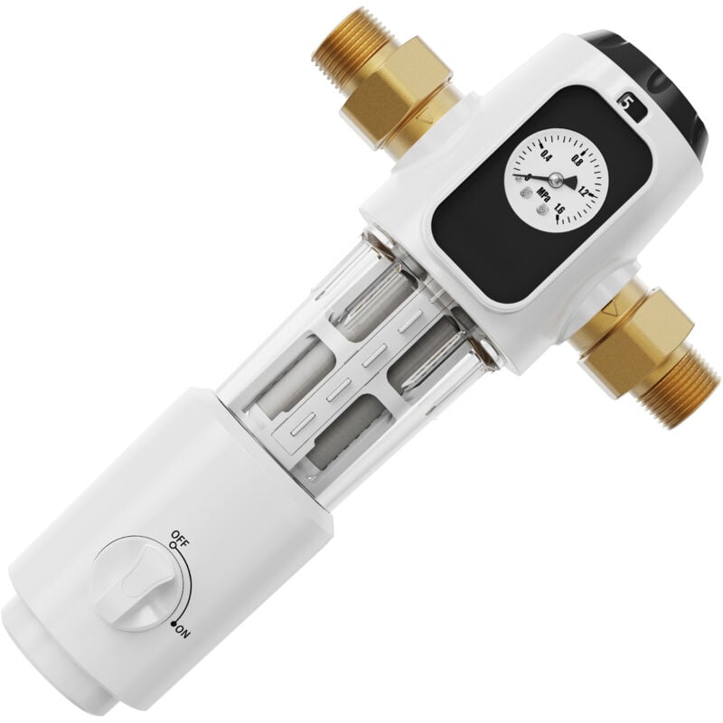 foto del prodotto mophorn filtro per acqua riutilizzabile 171 x 84 x 280 mm filtro per sedimenti per tutta casa da 40 micron filtro per sedimenti per acqua di pozzo,
