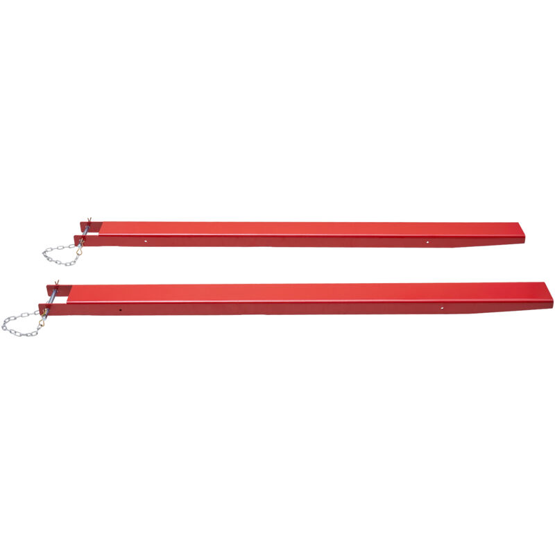 foto del prodotto mophorn forche per pallet lunghezza 1840 mm capacita carico max. 1815 tonnellate, coppia di forche per movimentazione carico da benne trattori