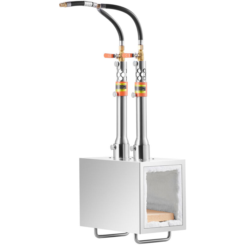 foto del prodotto mophorn forgia a gas propano bruciatore quadrato per coltelli metalli attrezzature per forgiatura, forgia a gas propano in acciaio inox 2