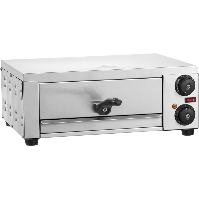 foto del prodotto mophorn forno elettrico per pizza per ripiani, 12 pollici, 1500 w, con controllo della temperatura e timer da 0 a 120min, tecnologia di cottura