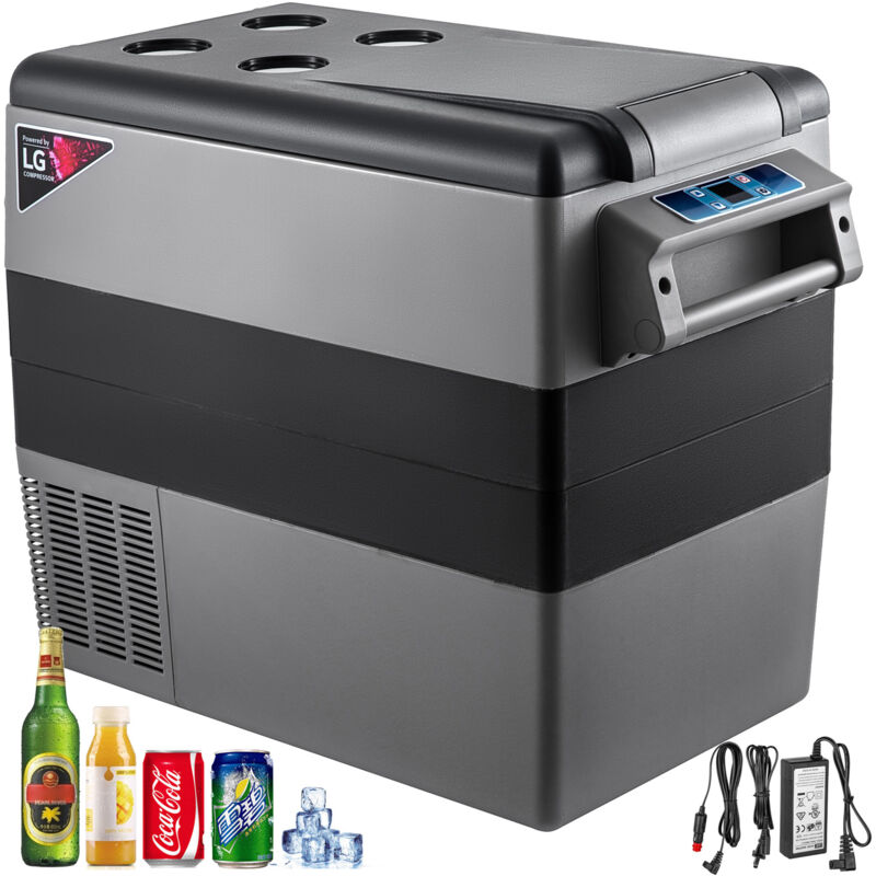 foto del prodotto mophorn frigorifero per auto 55l compressore portatile mini freezer elettrico per auto camion rv barca viaggi uso domestico allaperto, 12 24v dc e