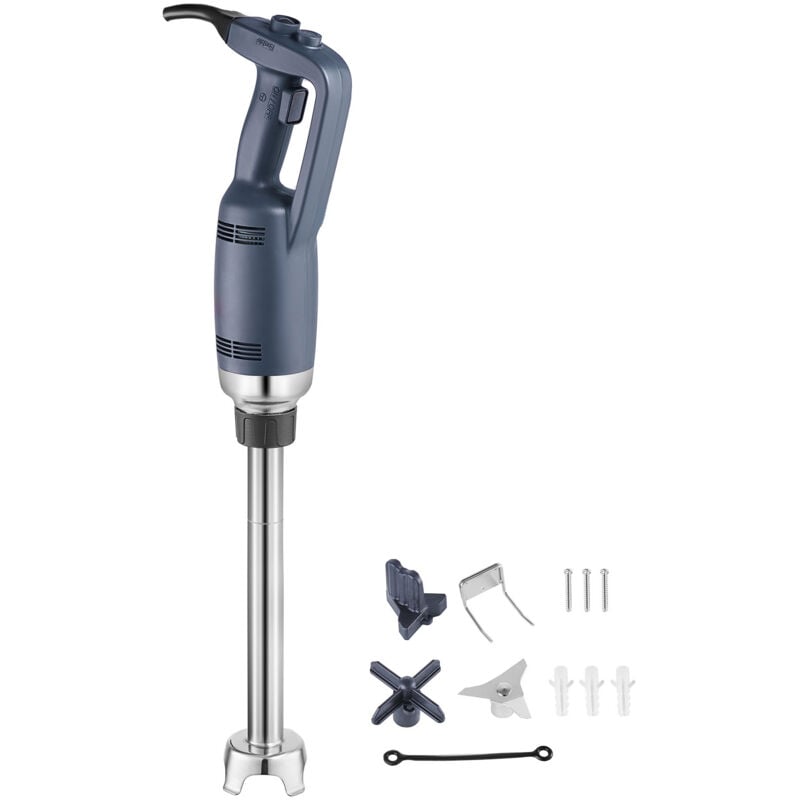 foto del prodotto mophorn frullatore immersione, frullatore manuale per carichi pesanti 350 w, miscelatore portatile a velocita variabile continuo da 406 mm, lama in