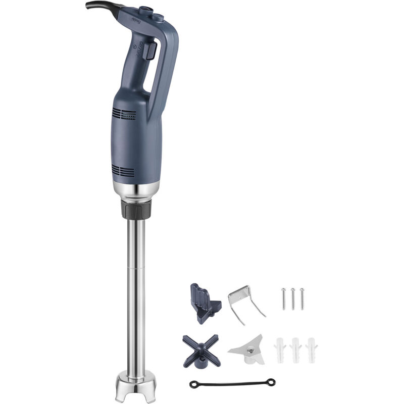 foto del prodotto mophorn frullatore immersione, frullatore manuale per carichi pesanti 350 w, miscelatore portatile a velocita variabile continuo da 508 mm, lama in