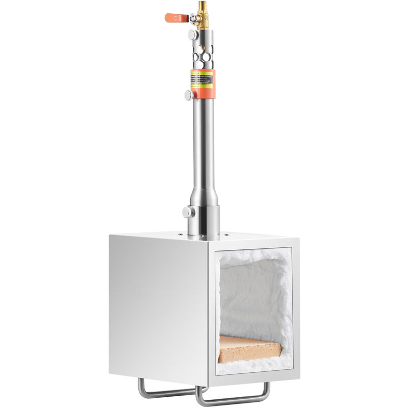 foto del prodotto mophorn fucina a propano portatile , forgia a 1 bruciatore, fabbricazione di coltelli e utensili a 2600 , acciaio inossidabile, forgia a gas
