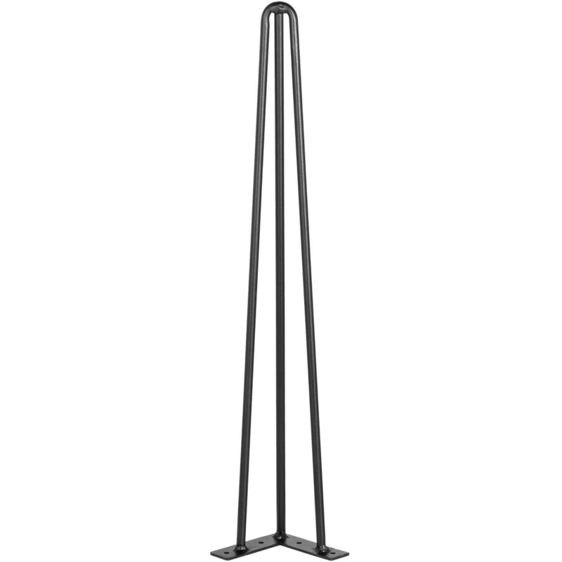foto del prodotto mophorn gambe per tavolo a forcina mophorn da 18 pollici set da 4,gambe per scrivania nere a 3 aste,capacit di 220 libbre,gambe per mobili in