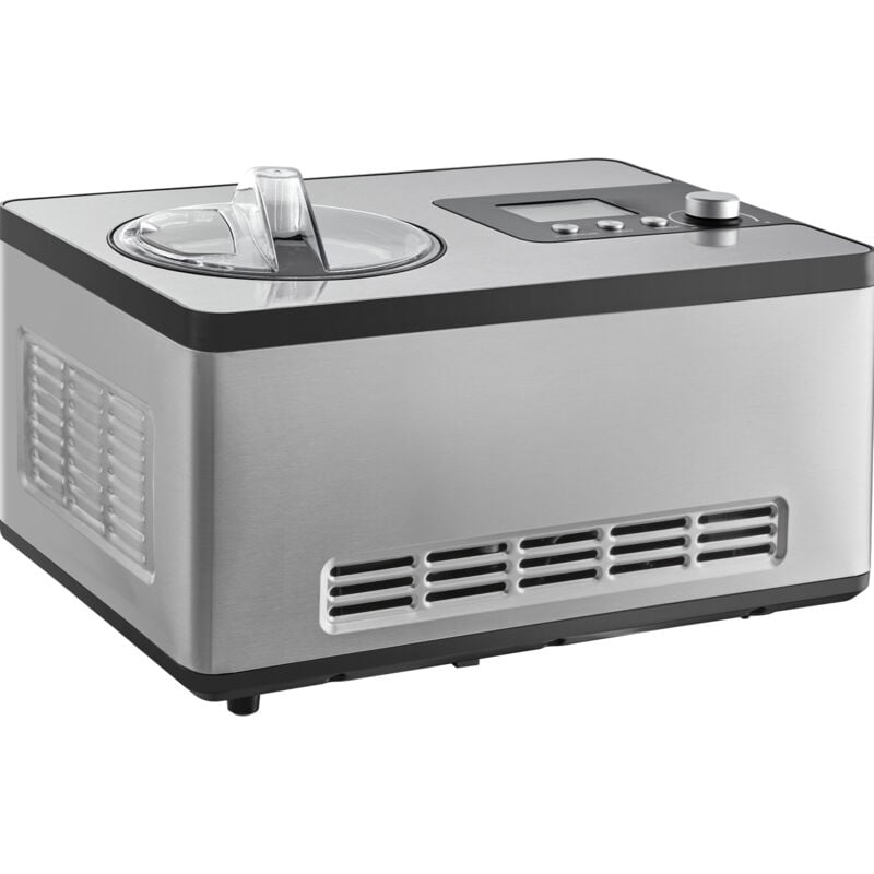 foto del prodotto mophorn gelatiera automatica con compressore incorporato, 2 litri, senza pre congelamento, macchina per sorbetti elettrica in acciaio inossidabile, 3