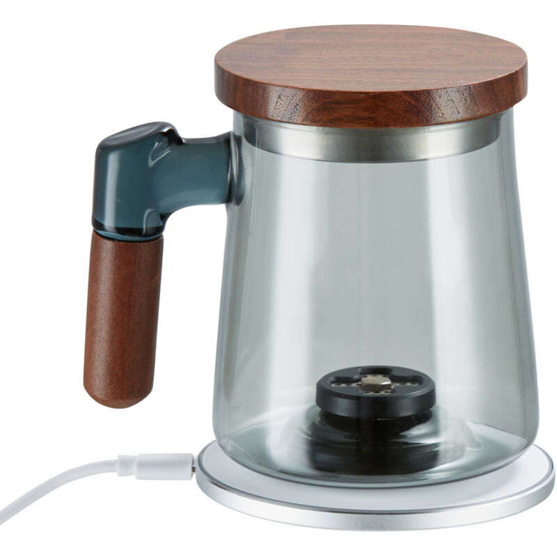 foto del prodotto mophorn generatore di acqua idrogeno 400 ml, caraffa di idrogeno tecnologia spe, ionizzatore deacqua di idrogeno con base di ricarica wireless,