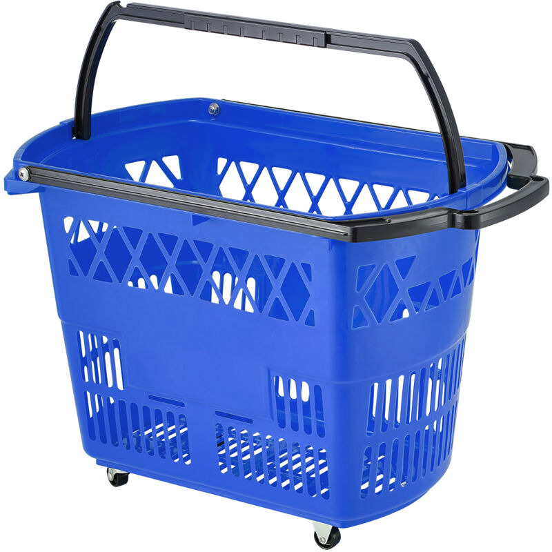 foto del prodotto mophorn i cestini per la spesa in blu, un set da 6 pezzi, sono i tuoi compagni di shopping perfetti. questi carrelli per la spesa portatili di