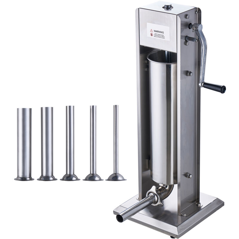 foto del prodotto mophorn insaccatrice manuale in acciaio inossidabile 304, 7l, insaccatrice verticale