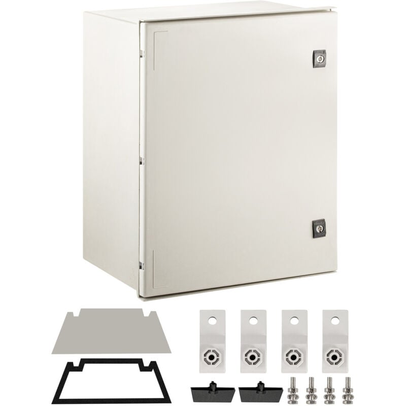 foto del prodotto mophorn involucro in acciaio nema, 24x20x9 involucro elettrico in fibra di vetro nema 4x, ip66 impermeabile e antipolvere, scatola di giunzione