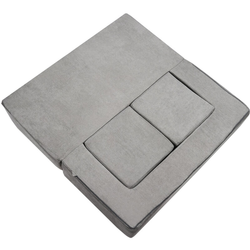 foto del prodotto mophorn kids couch, divano modulare da gioco da 4 pezzi per bambini, divano letto per bambini piccoli, mobili per sala giochi con seduta,