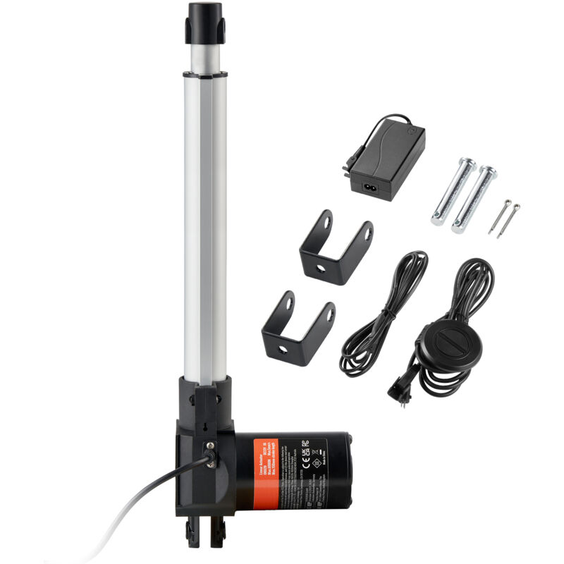 foto del prodotto mophorn kit attuatore lineare, attuatore di movimento lineare da 10 pollici ad alta velocita 0,98 s 24 v, 220 libbre 1000 n tv tavolo divano,
