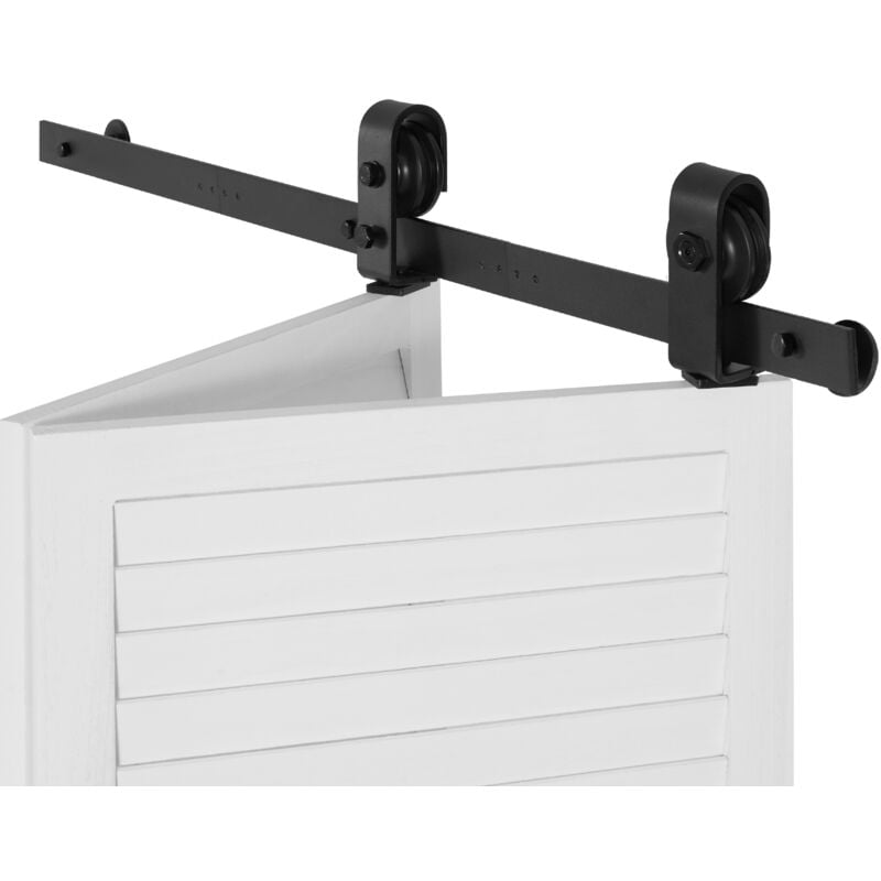foto del prodotto mophorn kit di binari per porte scorrevoli pieghevoli, binari superiori da 1016 mm, movimento silenzioso e fluido, installazione semplice, adatto