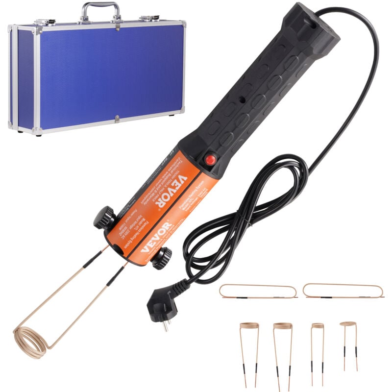 foto del prodotto mophorn kit di riscaldamento a induzione magnetica 1000w, riscaldatore a induzione manuale per bulloni con bobine a induzione 10pcs, smontatore di