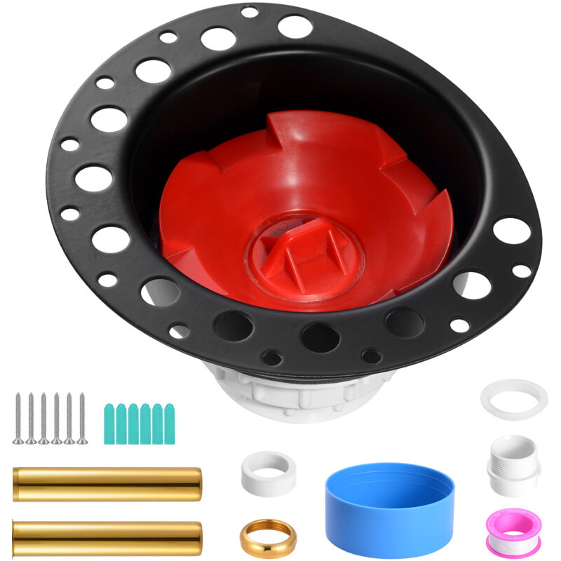 foto del prodotto mophorn kit di scarico per vasca autoportante in pvc, 2 tubi di scarico in ottone, kit di collegamento grezzo per scarico vasca con adattatore in