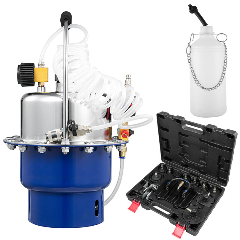 foto del prodotto mophorn kit di spurgo pneumatico dei freni da 1,3 gal, strumento portatile di estrazione dell olio, spurgo a pressione, per freni e frizione