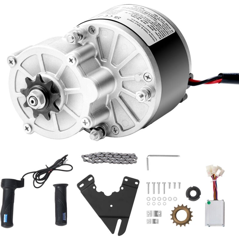 foto del prodotto mophorn kit motore 250w dc, motore 24v 2700rpm con regolatore di velocit , manopola dell acceleratore per go kart, bici elettriche, motociclette,
