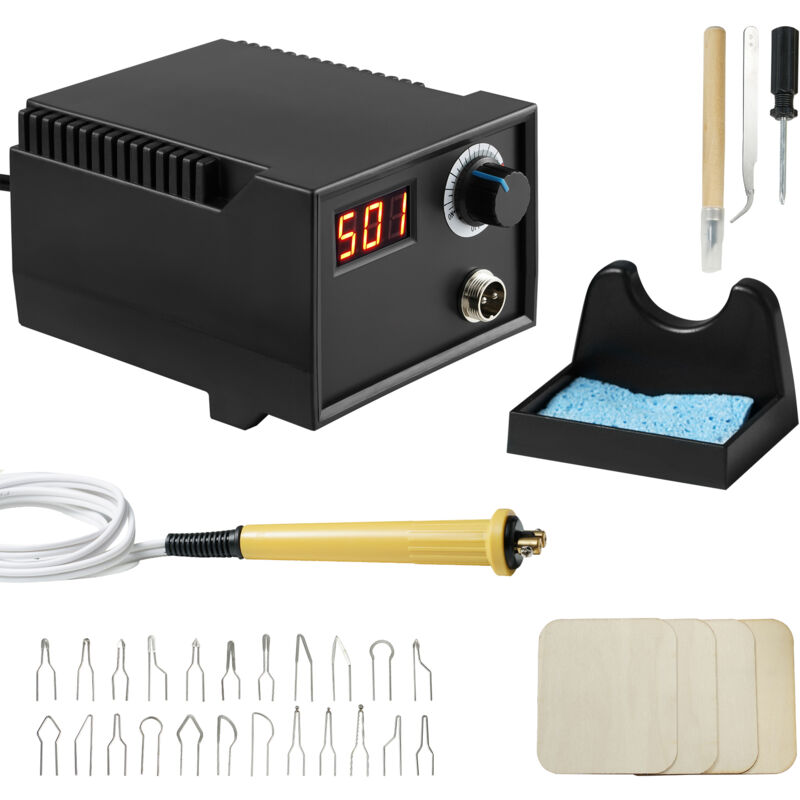 foto del prodotto mophorn kit pirografia per legno temperatura regolabile 200700 c con display bruciatore per legno con penna per pirografia, set di strumenti di