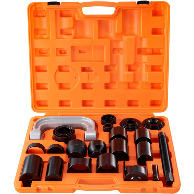 foto del prodotto mophorn kit pressa per giunti sferici, set di utensili da 23 pezzi, strumenti di rimozione e installazione c press per auto 2wd 4wd, kit di