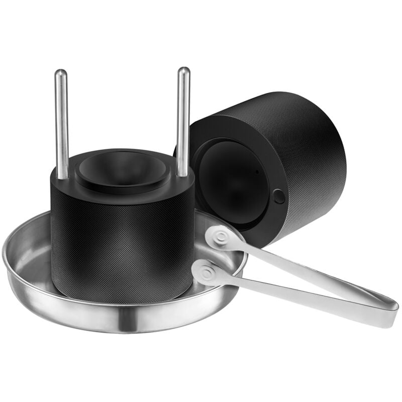 foto del prodotto mophorn kit pressa per palline di ghiaccio, alluminio aeronautico, produttore di sfere di ghiaccio da 2,4 , stampo, tappetino, pinza, vassoio,